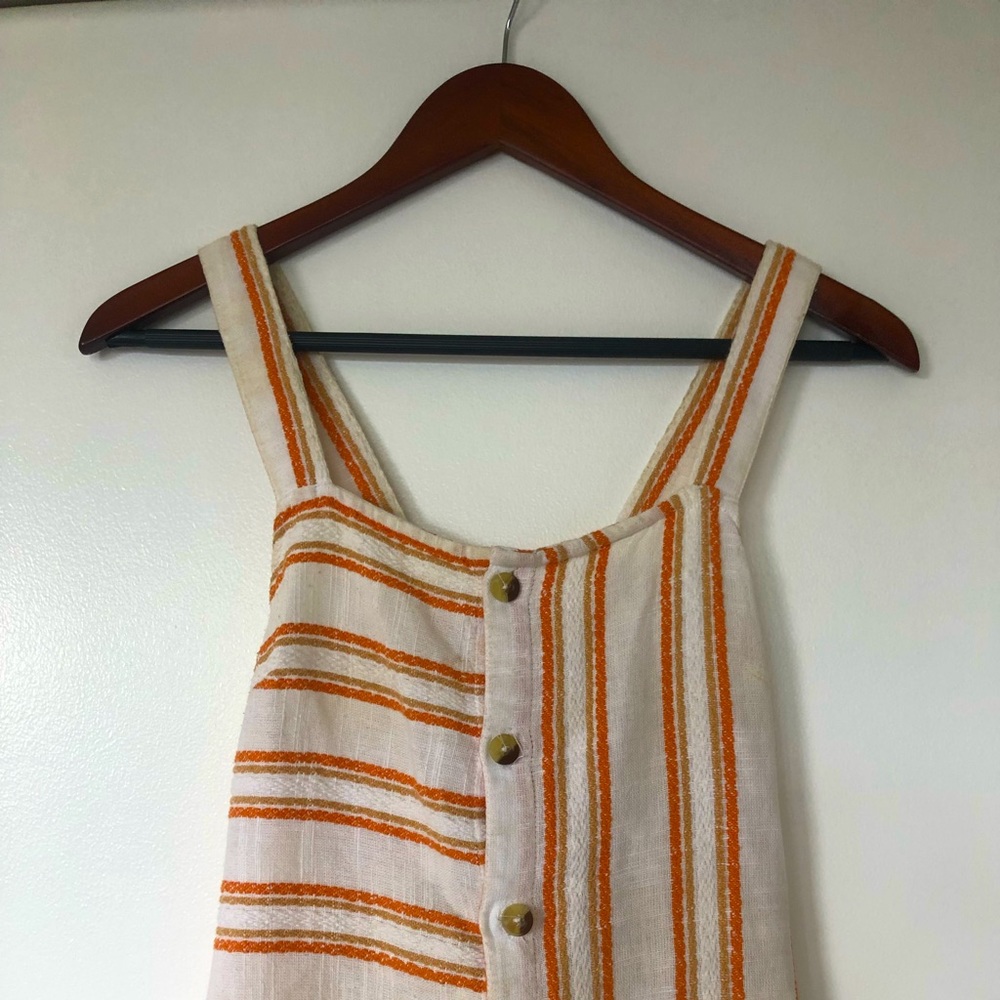 Striped cotton dress